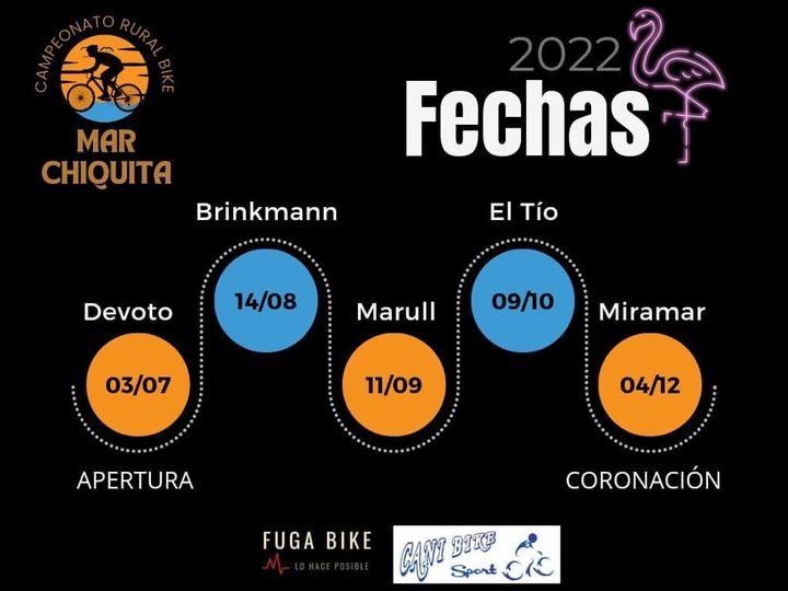 Campeonato de Rural Bike Mar Chiquita - Fecha 3