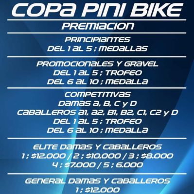 Copa Pini Bikes - 3° Edición