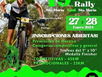 19° Rally Santa María-Tanti-Santa María