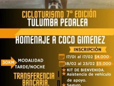 Cicloturismo Tulumba Pedalea 7° Edición