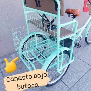 Bicicleta asiento doble