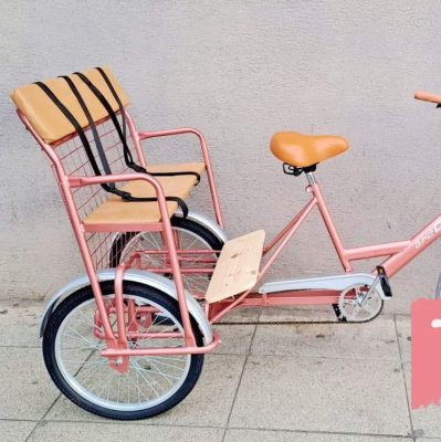 Bicicleta asiento doble