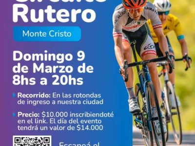 Monte Cristo es lo que se viene para el ciclismo de ruta